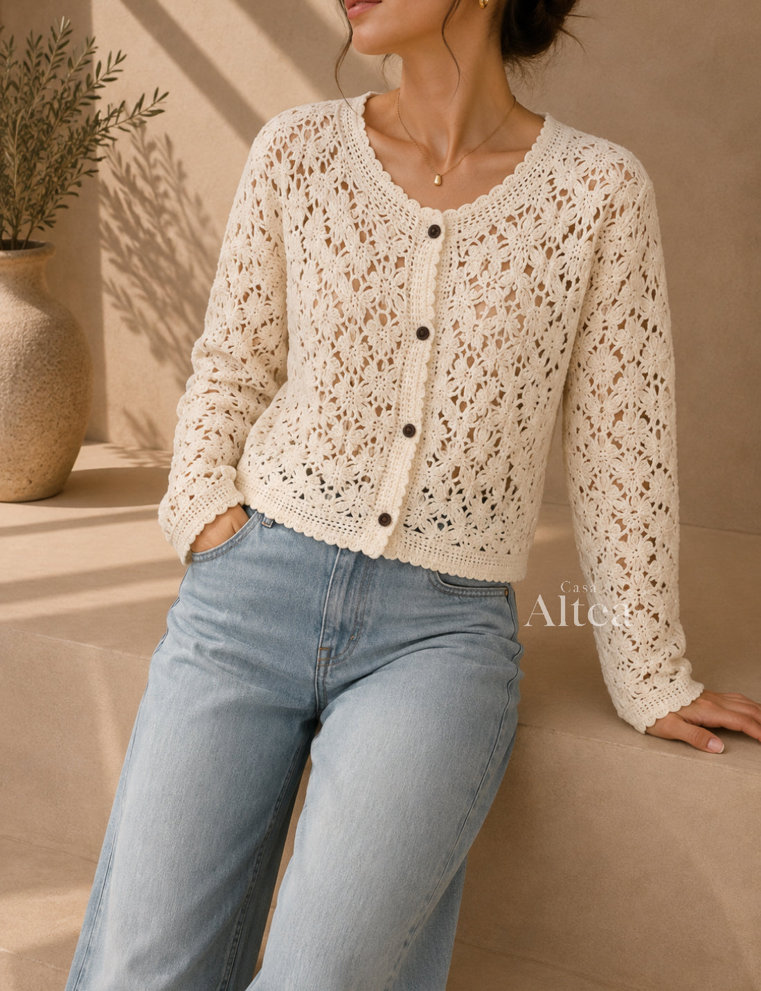 Aitana Cardigan Relaxed Striped – Sienna Noosa