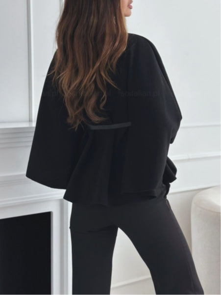 Womens Solid Colour Belted Wool Blend Cape Coat – Sienna Noosa