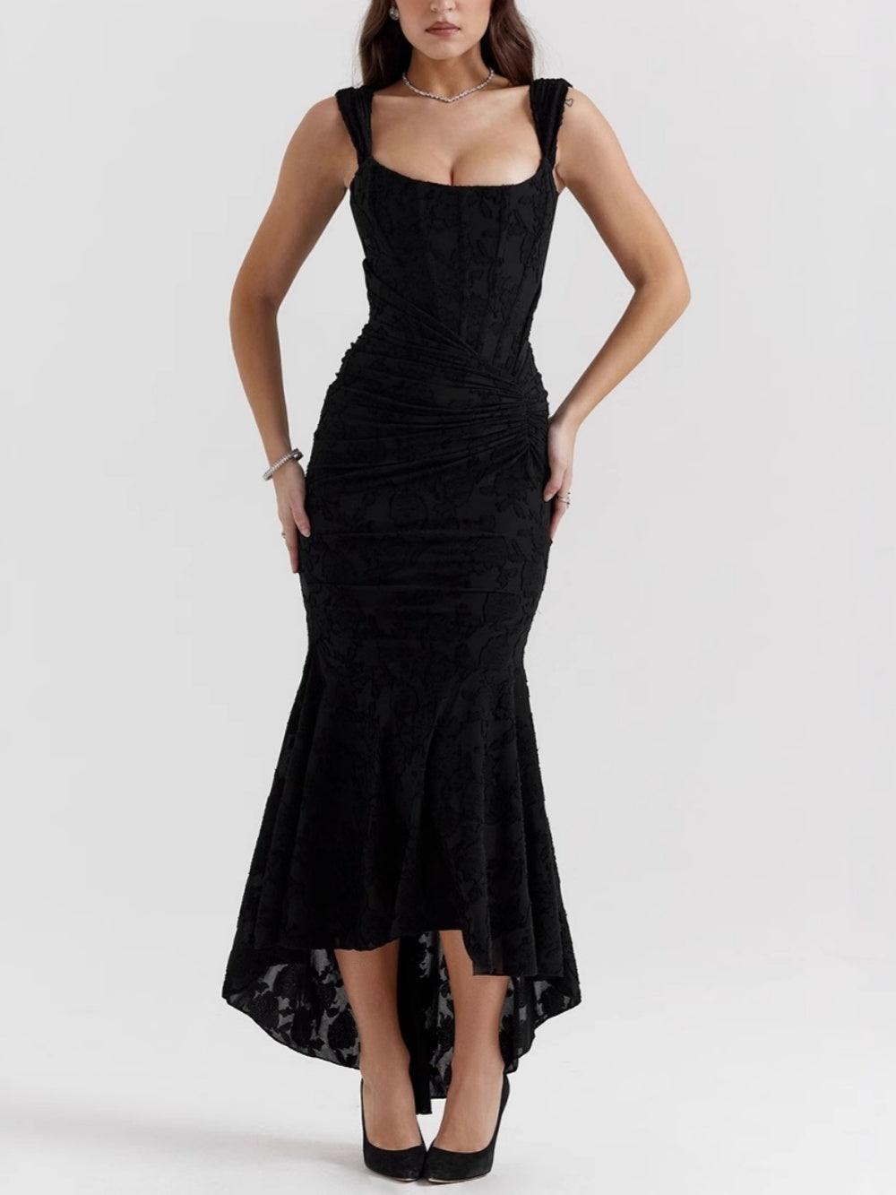Black Bell Floral Maxi Dress – Sienna Noosa