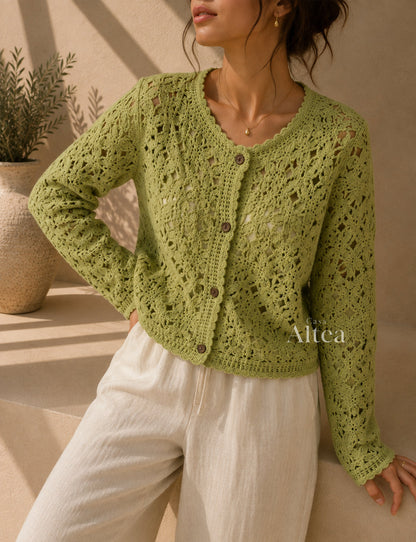 Aitana Cardigan Relaxed Striped – Sienna Noosa