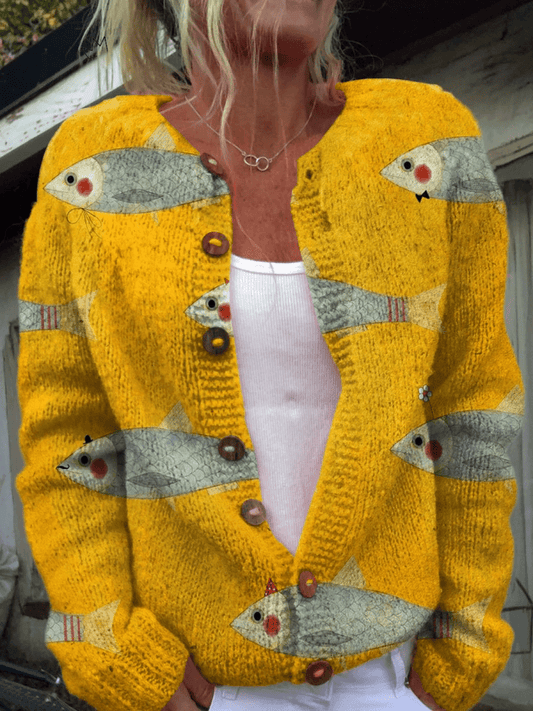 Nuria Sueter Knit Vintage With Buttons – Sienna Noosa