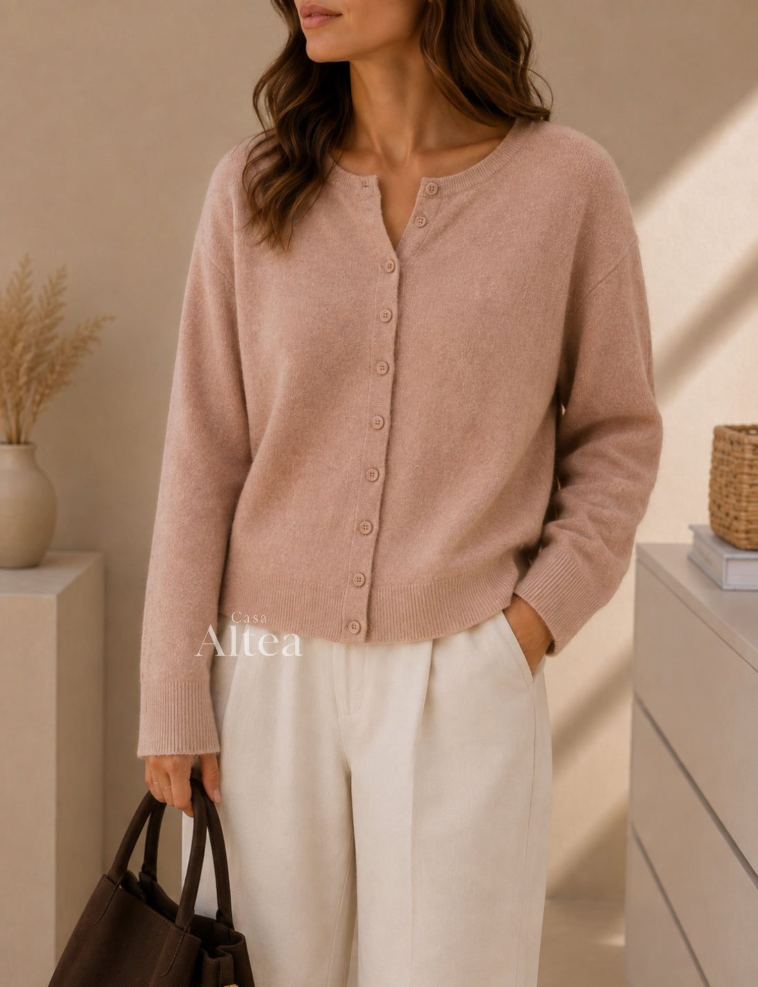 Clara Cardigan Knit With Hood And Buttons – Sienna Noosa
