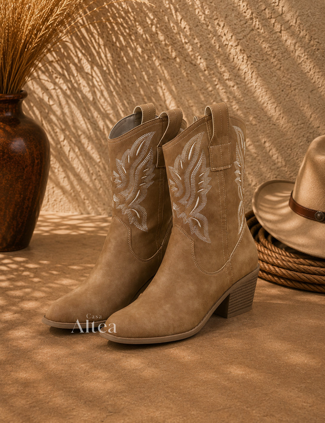Jimena Valeria Boots Cowboy Bordadas – Sienna Noosa