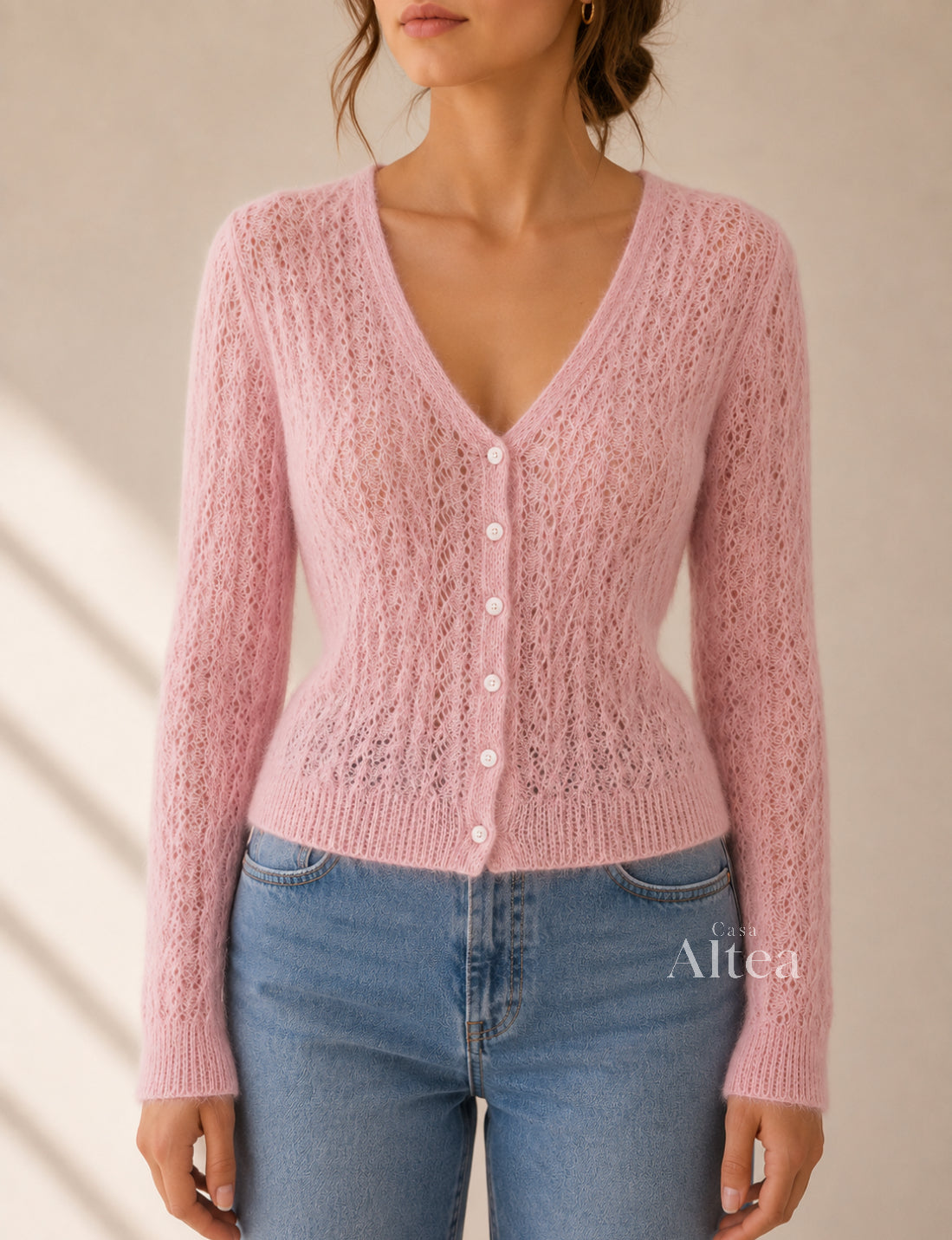 Amalia Cardigan Knit With Lace – Sienna Noosa