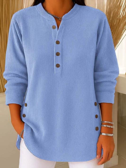 Nieves Tunica Henley With Buttons – Sienna Noosa