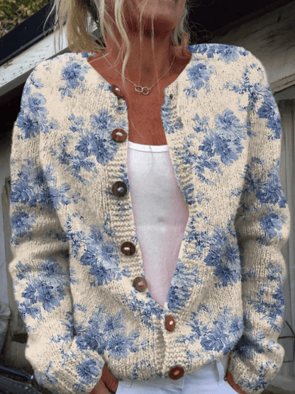 Lucia Cardigan Knit Vintage With Buttons – Sienna Noosa