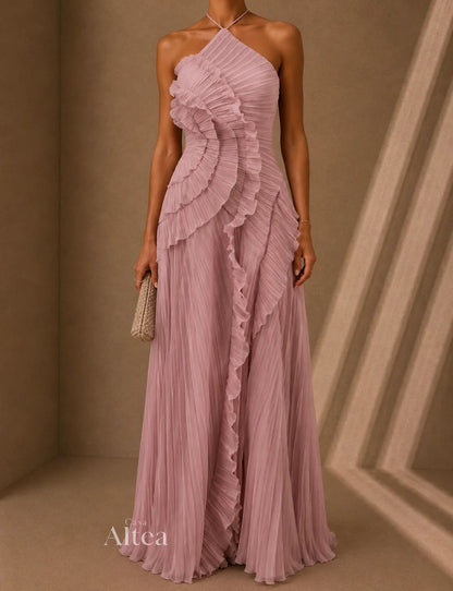 Celeste Vittoria Maxi Dress Satin Asymmetric – Sienna Noosa