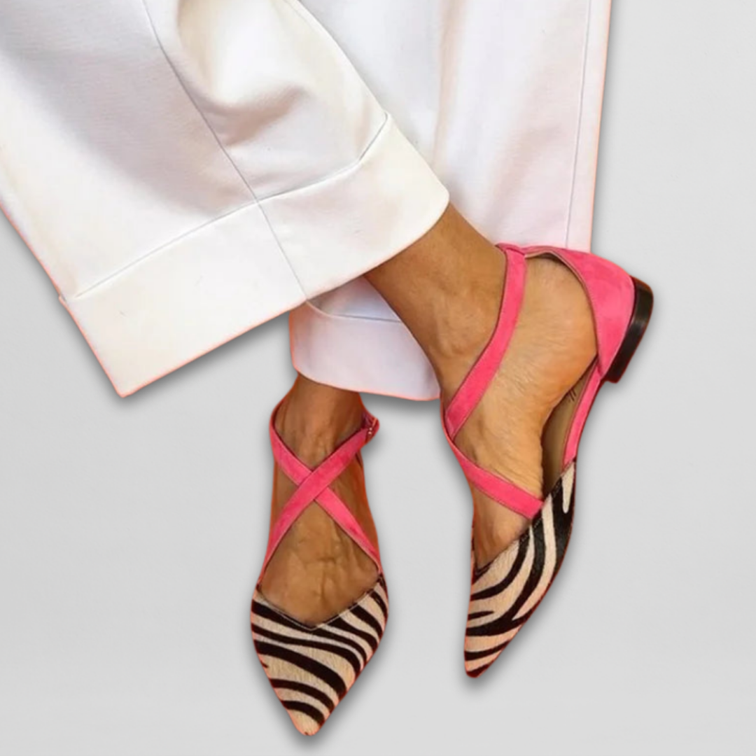 Fern Ballet Flats with Straps – Sienna Noosa