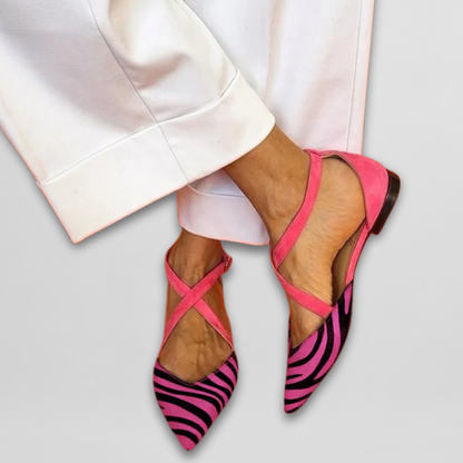 Fern Ballet Flats with Straps – Sienna Noosa