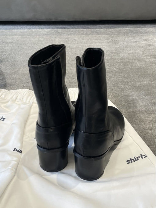 Genuine leather split-toe chunky heel mid-calf Martin boots – Sienna Noosa