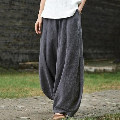 Vintage Plain Pocket Casual Lantern Pants – Sienna Noosa