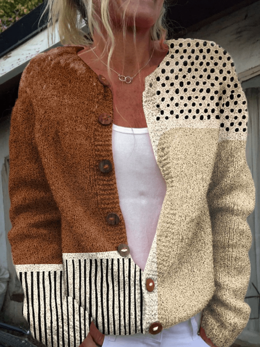 Lucia Cardigan Knit Vintage With Buttons UV – Sienna Noosa
