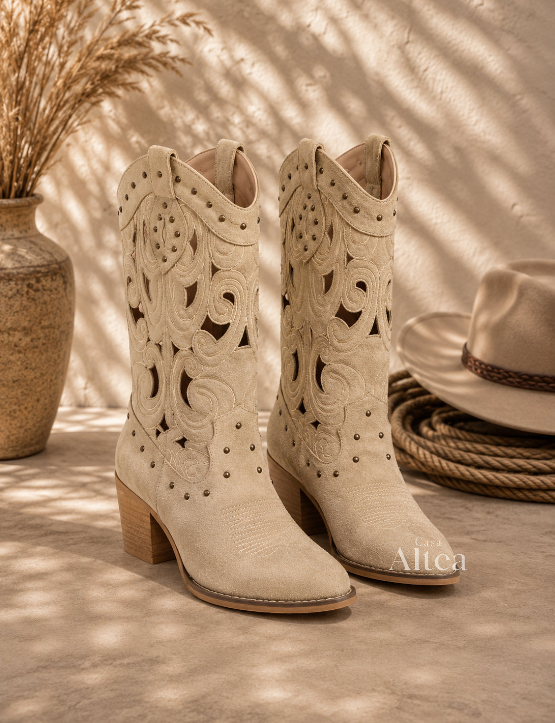 Alba Amalia Boots Cowboy Metallic – Sienna Noosa