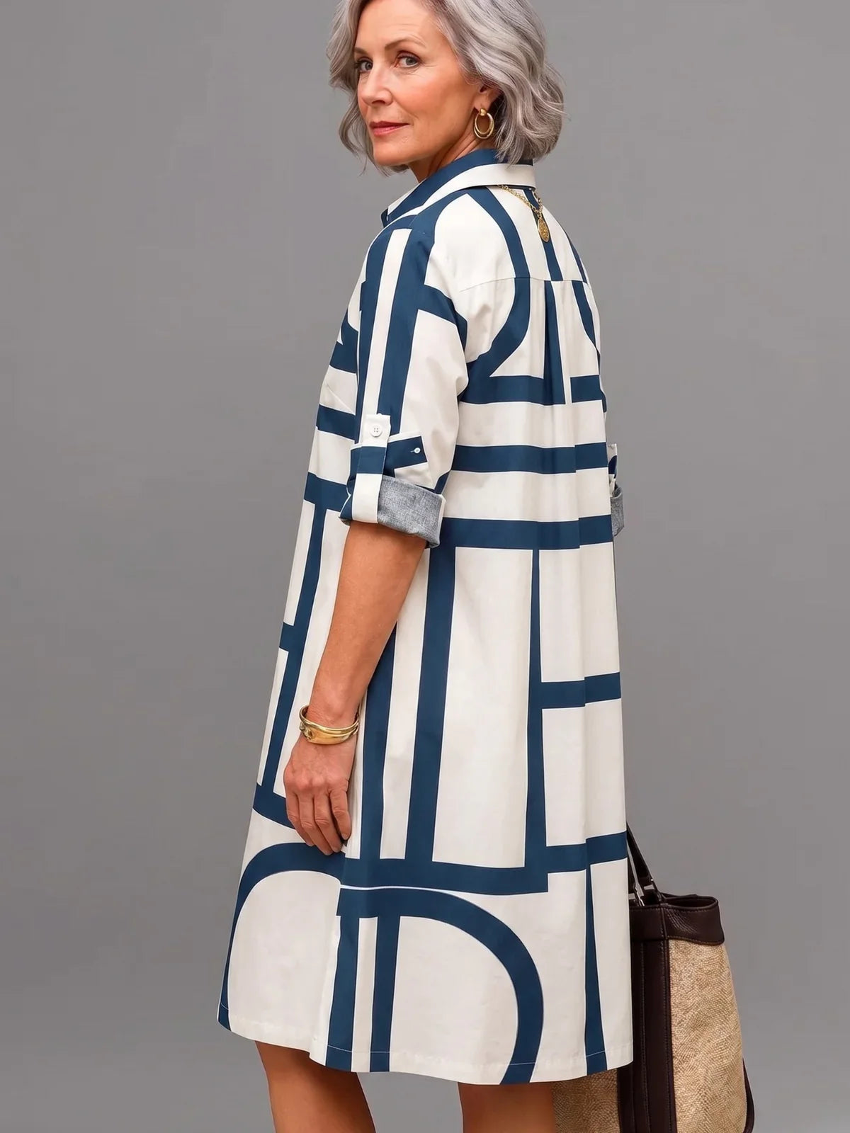 Midi Dress Shirt Polka-dot – Sienna Noosa