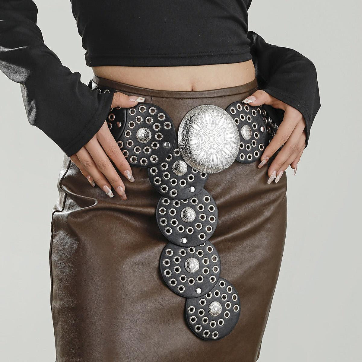 Western Style Round Disc Waist Belt – Sienna Noosa