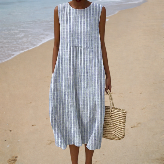 Comfortable Sleeveless Summer Maxi Dress