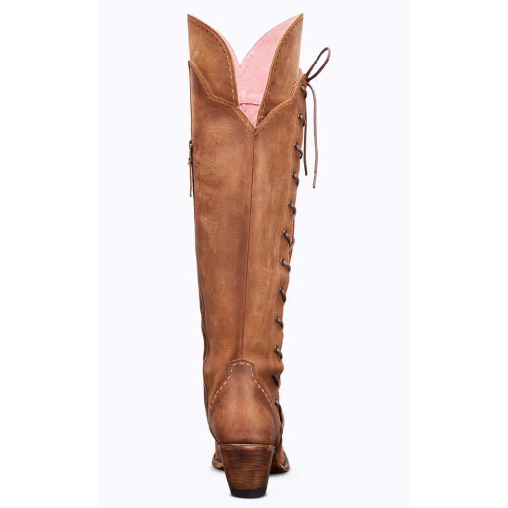 Vintage Embroidered Lace-Up Western Boots – Sienna Noosa