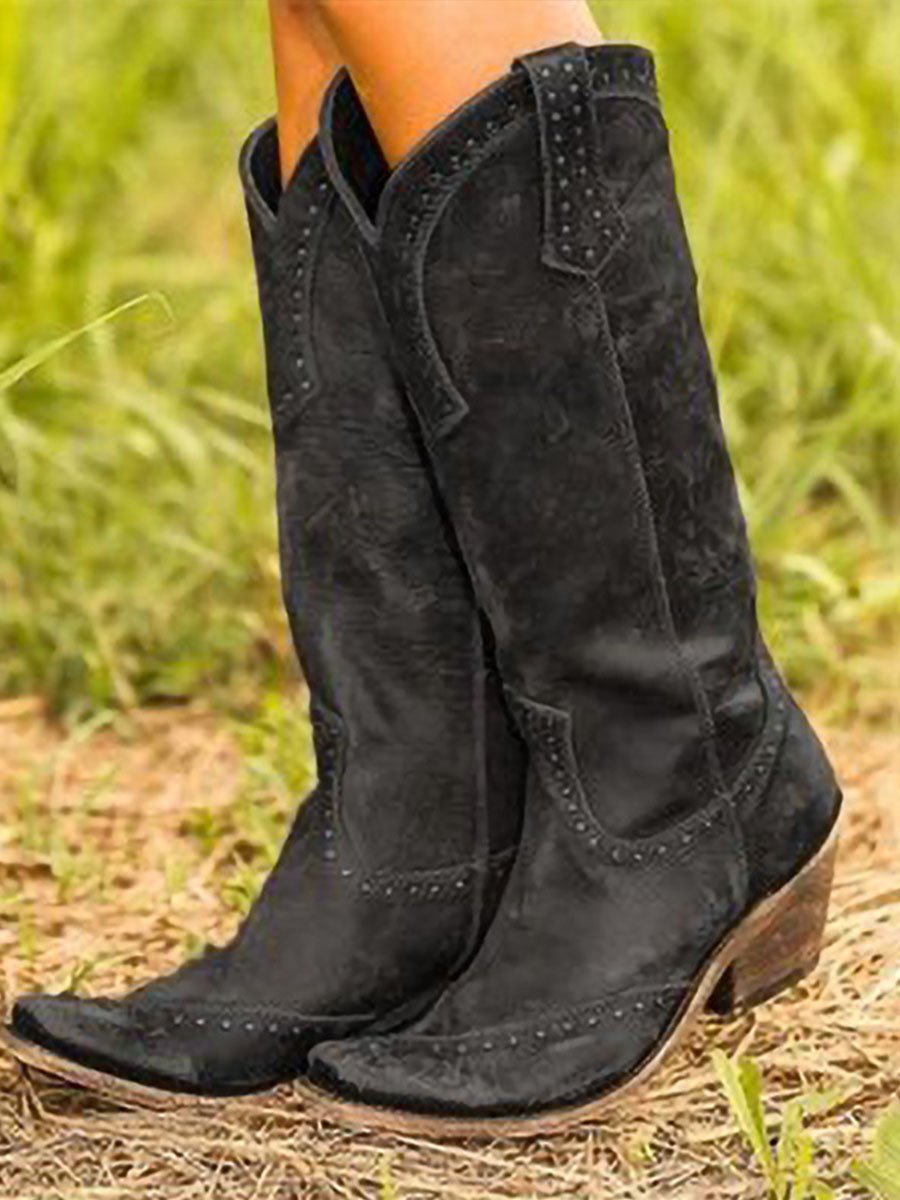 Vintage Studded Cowgirl Boots – Sienna Noosa