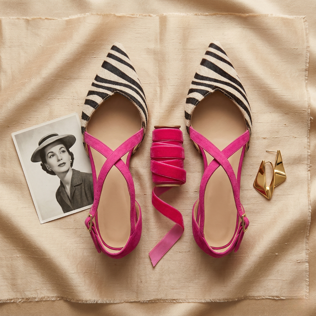 Fern Ballet Flats with Straps – Sienna Noosa