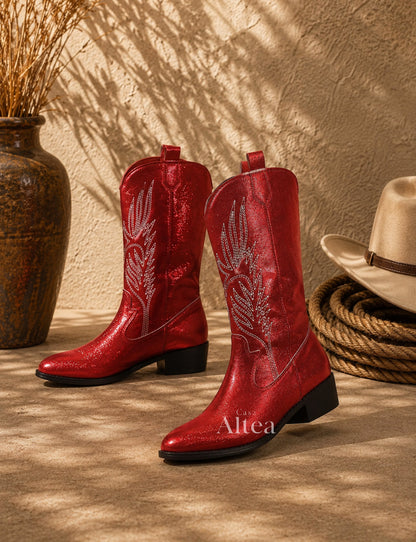 Alma Boots Cowboy Bordadas – Sienna Noosa