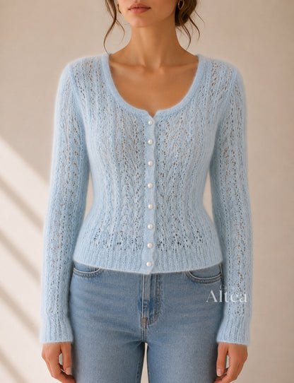 Amalia Cardigan Knit With Lace – Sienna Noosa