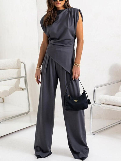 Lrregular Sleeveless Casual Two-piece Set – Sienna Noosa