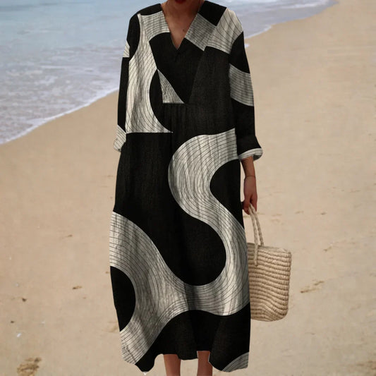 Elegant Flowing Maxi Dress – Sienna Noosa