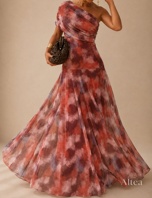 Rocío Vega Maxi Dress Shoulders Off-shoulder With Aberturas – Sienna Noosa