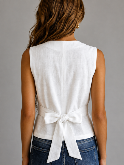 Leonor Waistcoat Jacquard Elegant – Sienna Noosa