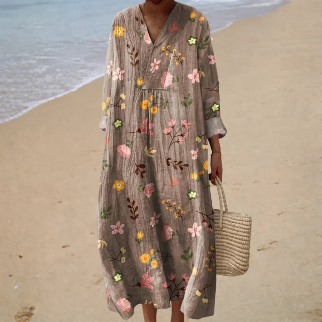 Elegant Flowing Maxi Dress – Sienna Noosa