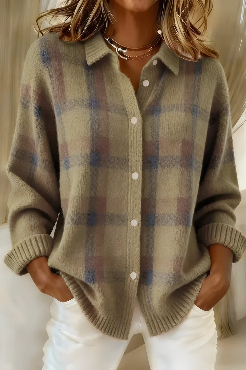 Candela Jacket Knit Check – Sienna Noosa