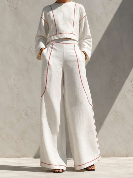 Alejandra Martina Set With Trousers Wide – Sienna Noosa