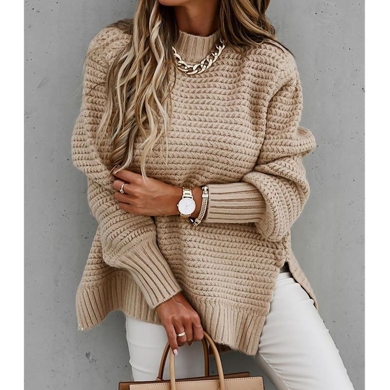 Roma Side Split Knitted Sweater Top – Sienna Noosa