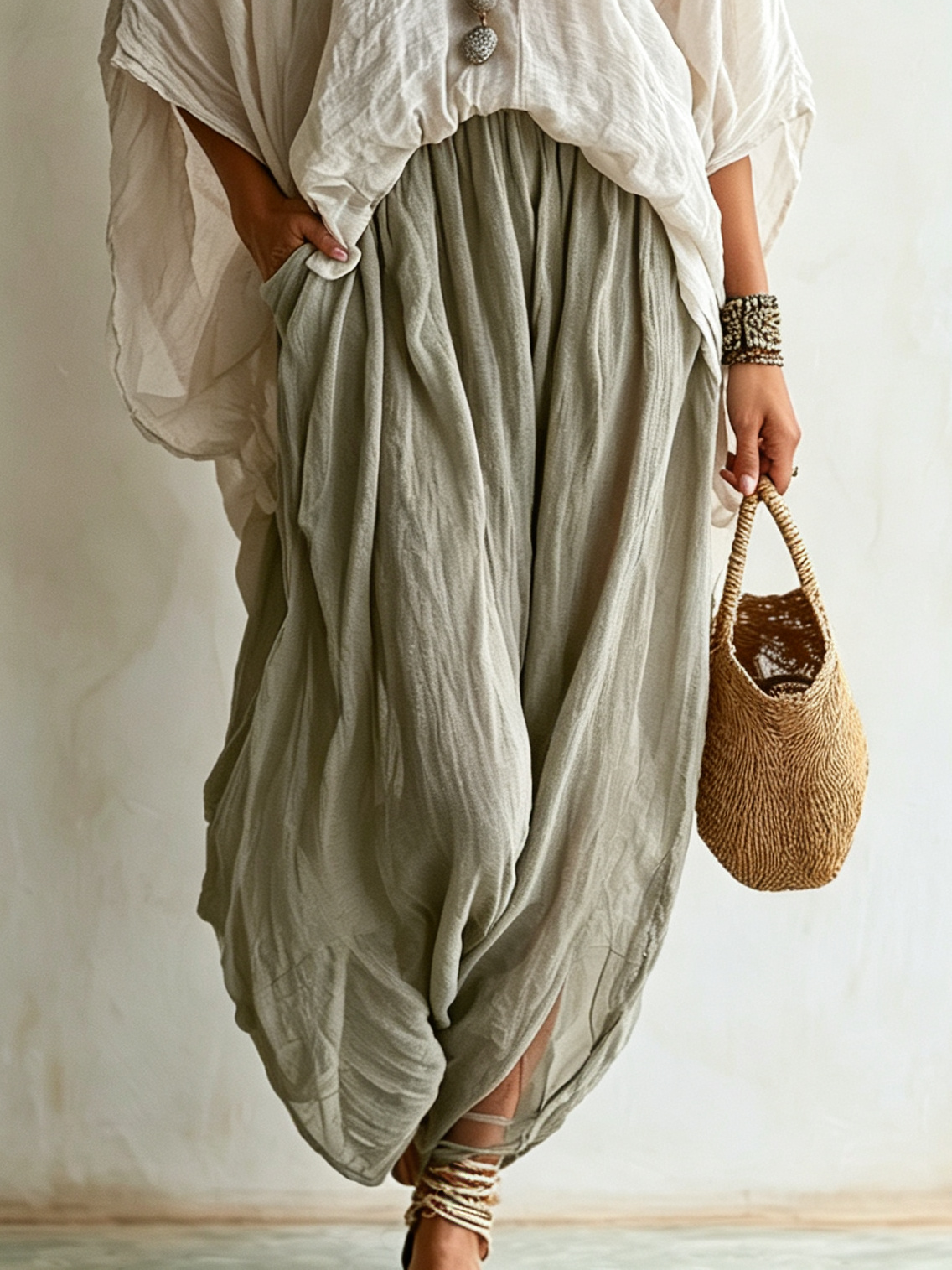 Carina Comfortable and Casual Loose Cotton Linen Two-Piece Set – Sienna Noosa
