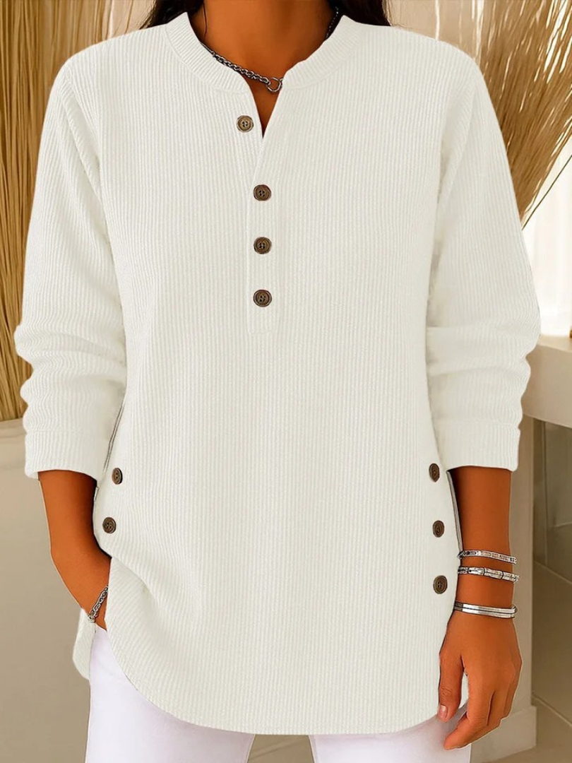 Nieves Tunica Henley With Buttons – Sienna Noosa