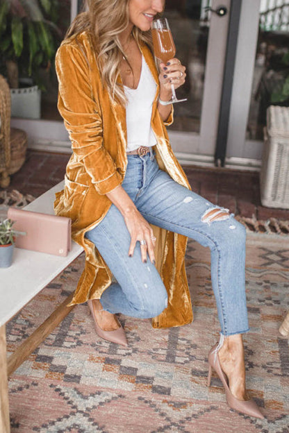 Abrigo Kimono de Terciopelo – Sienna Noosa