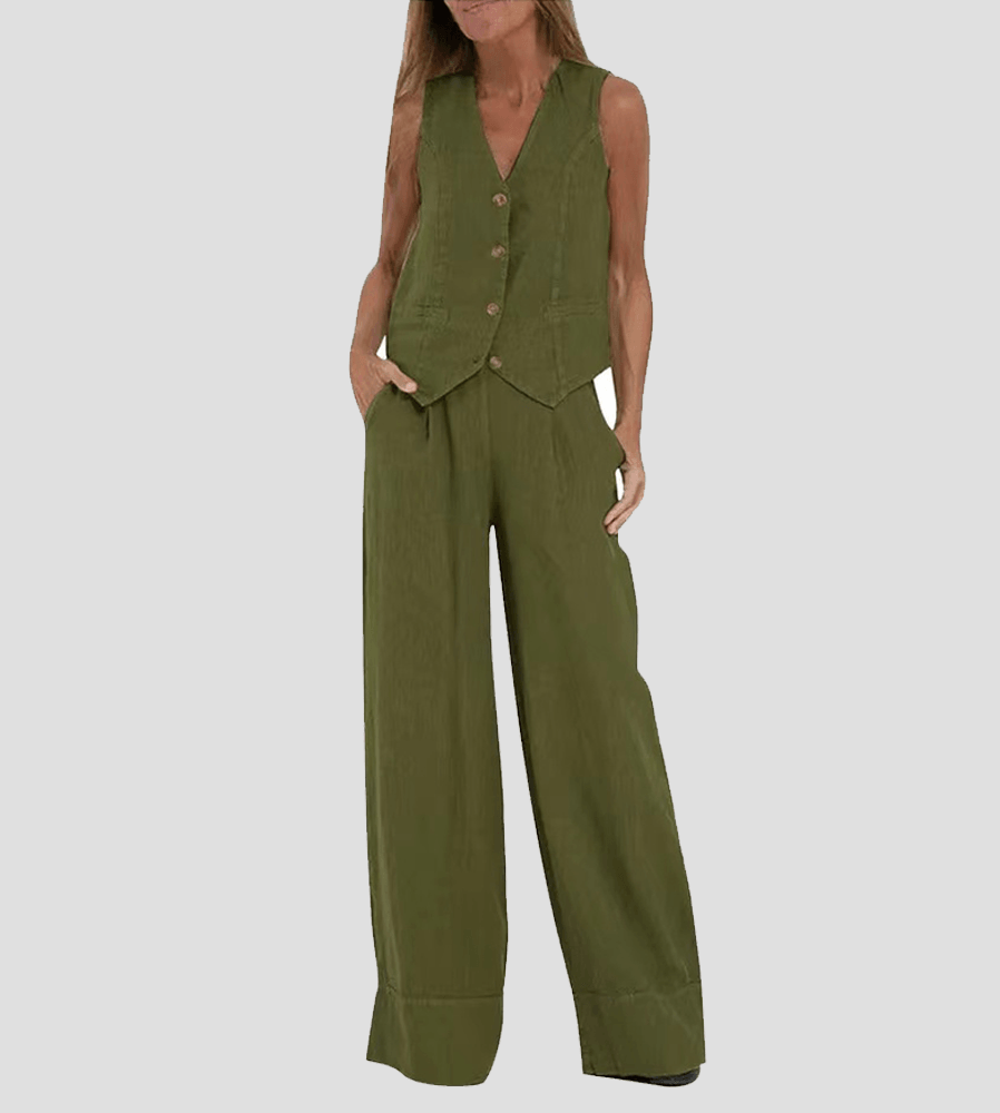 Vest Pants Cotton Leisure Suitfe2a – Sienna Noosa