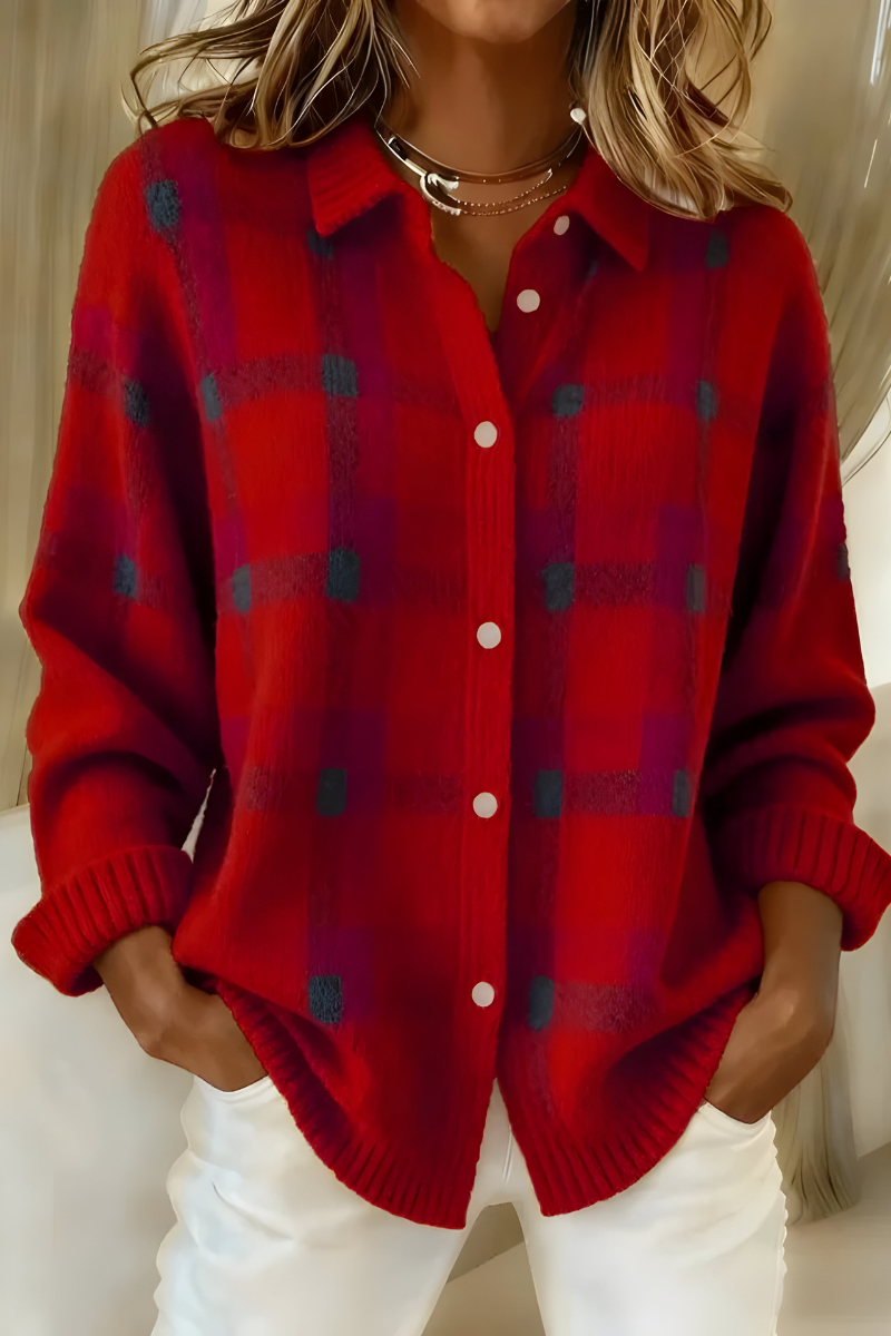 Candela Jacket Knit Check – Sienna Noosa