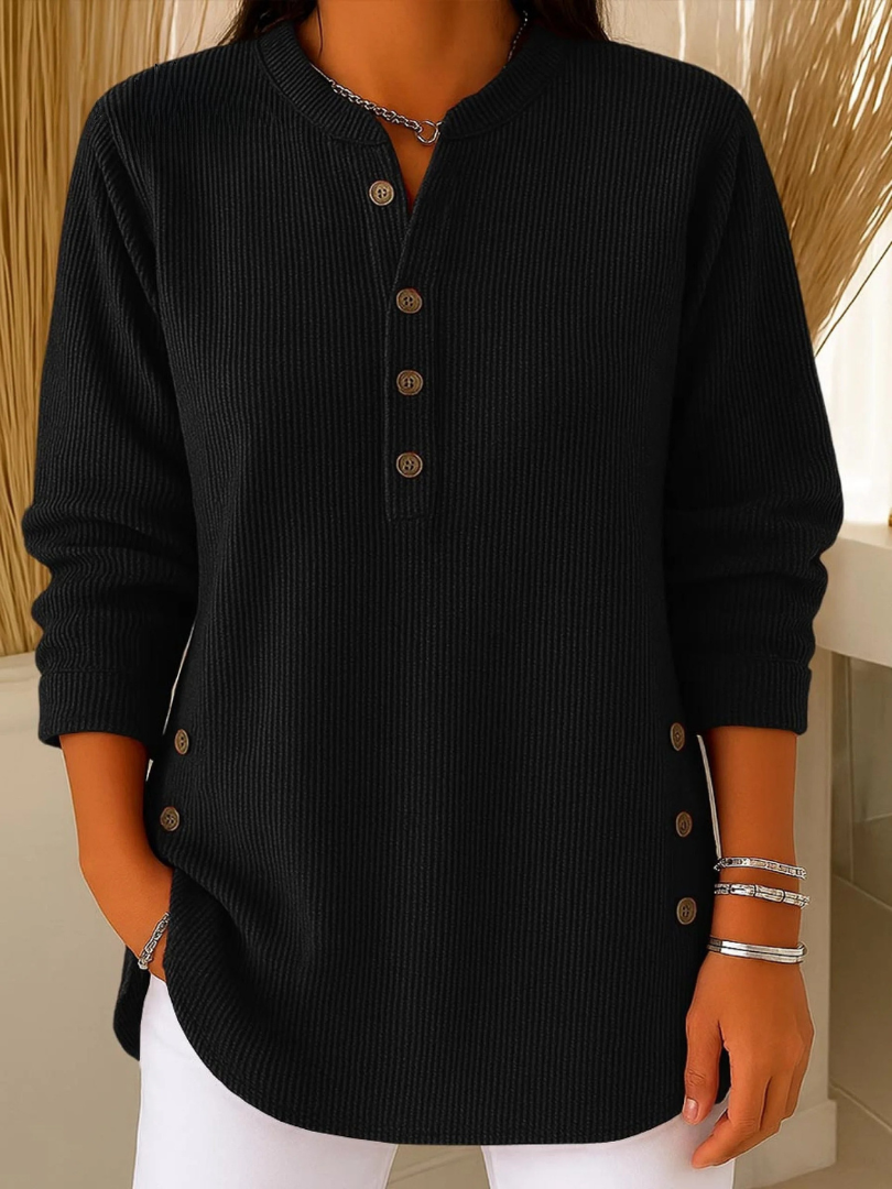 Nieves Tunica Henley With Buttons – Sienna Noosa