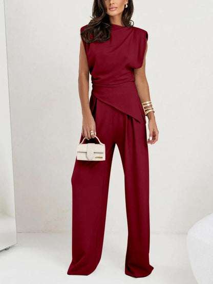 Lrregular Sleeveless Casual Two-piece Set – Sienna Noosa
