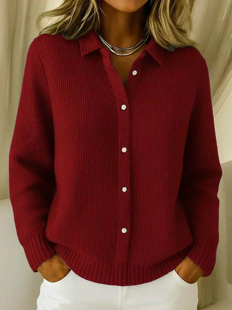 Carmela Jacket Knit Texturizada With Buttons – Sienna Noosa