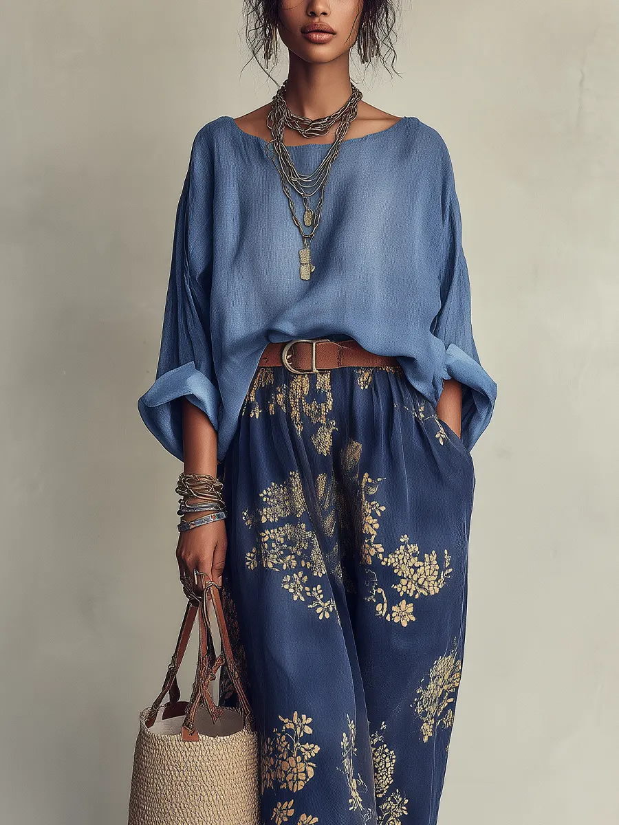 Lisa Navy Floral Print High Waisted Maxi Skirt – Sienna Noosa
