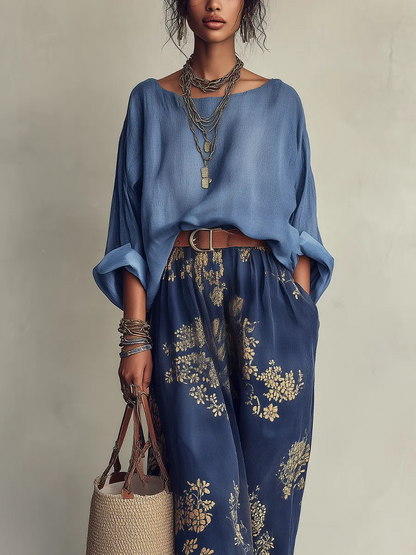 Lisa Navy Floral Print High Waisted Maxi Skirt – Sienna Noosa