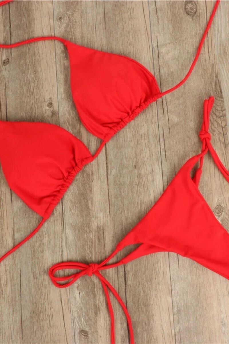 Sexy Adjustable Lace-up Two-Piece Swimsuit – Sienna Noosa