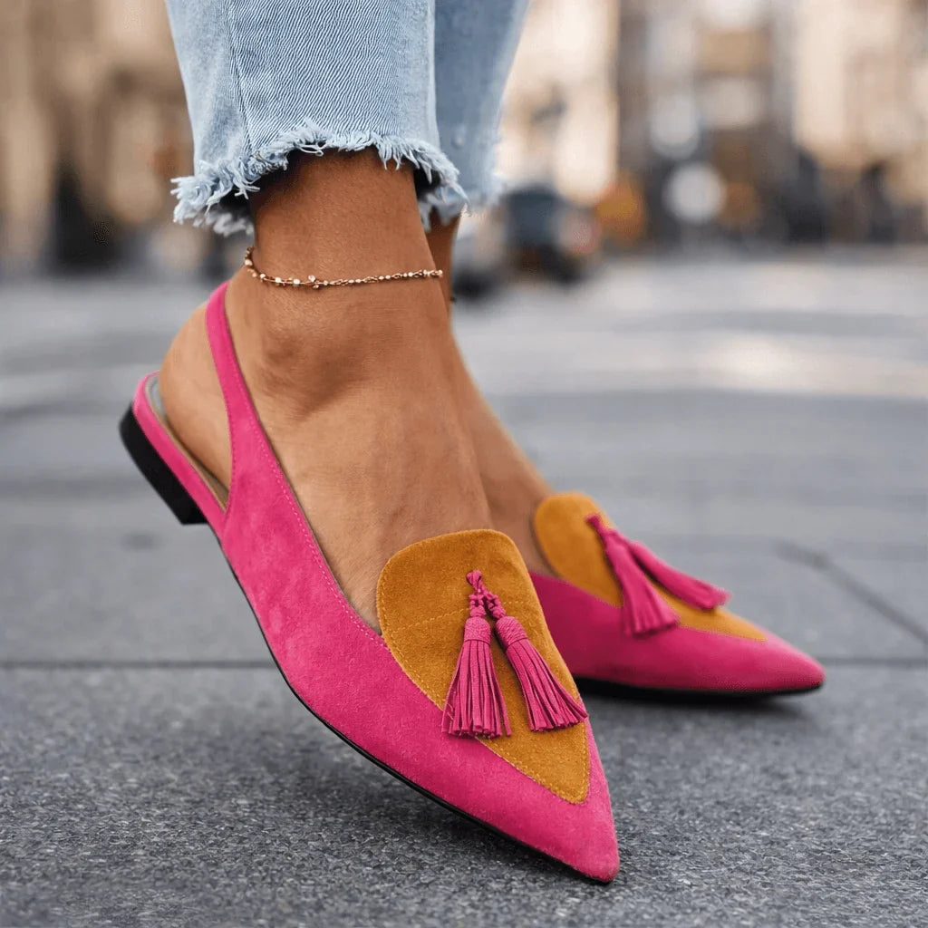 Elly Sandals Slingback With Borlas – Sienna Noosa