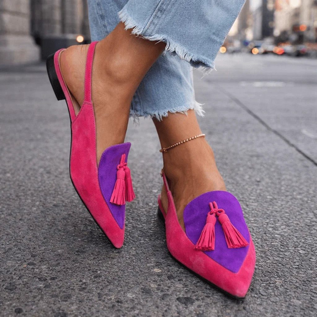 Elly Sandals Slingback With Borlas – Sienna Noosa