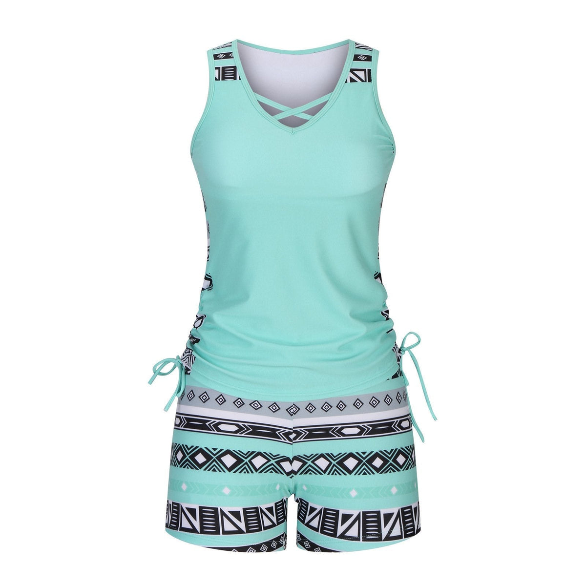Bohemian Aztec Print Swimsuit Two-piece Set – Sienna Noosa