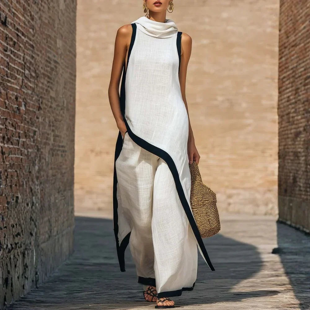 Nadia Aveline Maxiklanning Med Off Shoulder Design Och Fladdermusarmar – Sienna Noosa