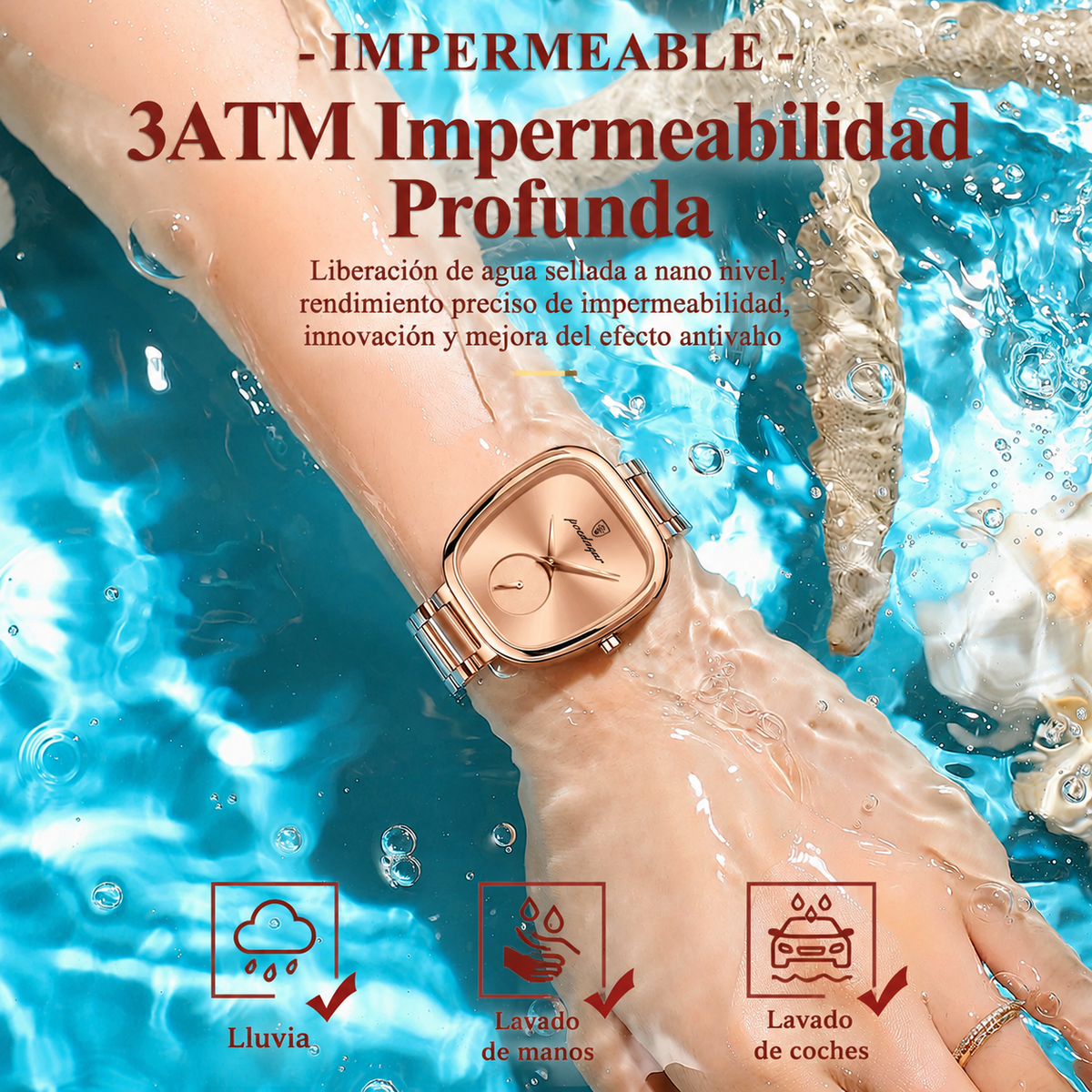 Celia Reloj Retro Acero Inoxidable – Sienna Noosa