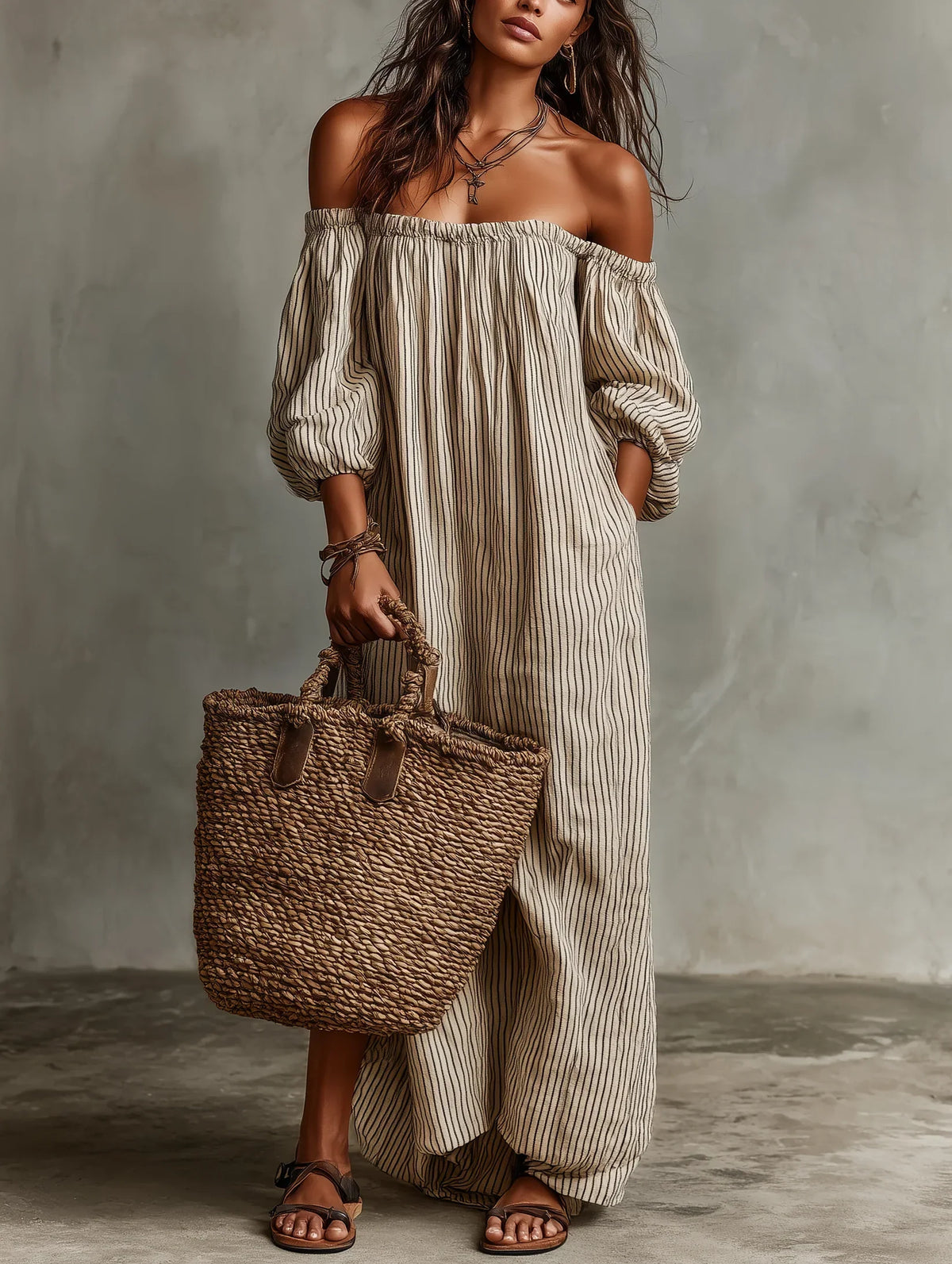 Carmen Camille Elegant Blommig Maxiklanning – Sienna Noosa